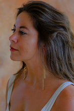 Load image into Gallery viewer, Witch broom earrings
