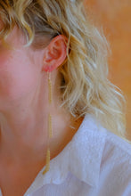 Load image into Gallery viewer, asymmetrical tassel dangles
