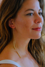 Load image into Gallery viewer, Witch broom earrings
