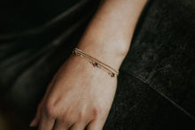 Load image into Gallery viewer, 5 crystal &amp; rose gold wrap
