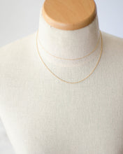 Load image into Gallery viewer, double texture chain necklace
