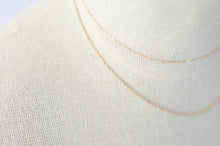 Load image into Gallery viewer, double texture chain necklace
